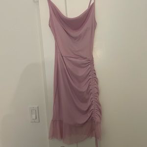 Pink spaghetti strap dress